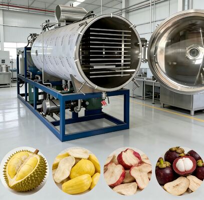Liofilizador Industrial con Refrigeración por Agua con Rango de Temperatura de Menos 50 Grados Celsius a Más 80 Grados Celsius y Modo de Operación Totalmente Automático