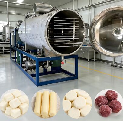 Sistema de control PLC Liofilizadora industrial Rango de temperatura de menos 50 Celsius a más 80 Celsius Múltiples sistemas de seguridad que garantizan la operación