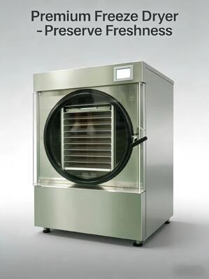 Rango de temperatura de menos 50 a más 90 Secador de congelación casero Equipado con bomba de vacío Baosi de dos etapas Dimensiones 1100 1000 1180 mm