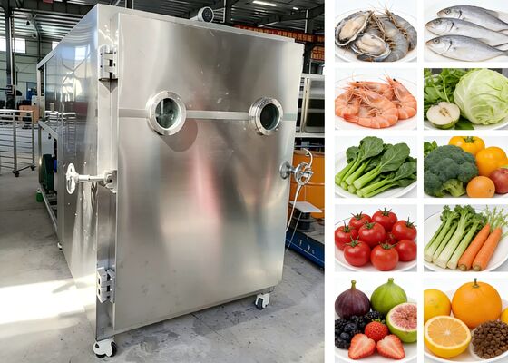 200Kg Secador de Congelación por Vacío de Alimentos con Voltaje Personalizado y Sistema de Refrigeración Ideal para Procesamiento de Alimentos