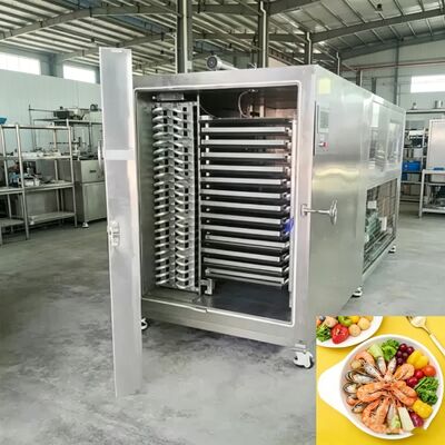 Voltado 380V50HZ3PH Secador de congelación de alimentos con vacío Sistema de control PLC Adecuado para aplicaciones de congelación de alimentos a gran escala