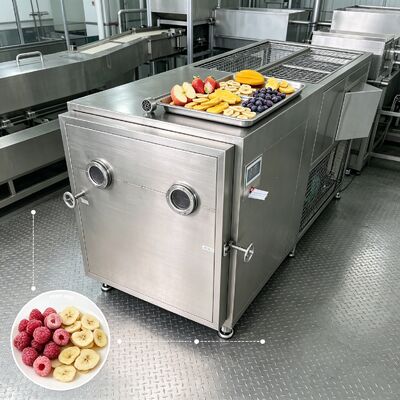 Máquina automática de liofilización por vacío con nivel de ruido de 70 dB, diseñada para aplicaciones de secado de alimentos y productos químicos