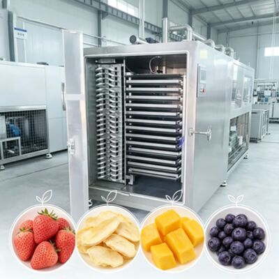 Sistema de seguridad múltiple Secador de congelación industrial con modo de funcionamiento automático y nivel de vacío inferior a 13 Pa Ideal para industriales