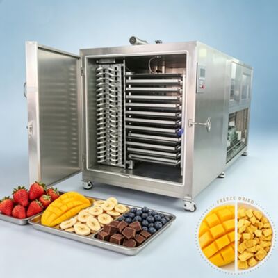Electro calefacción secador industrial de congelación con sistema de enfriamiento por agua ideal para el procesamiento de alimentos y productos químicos