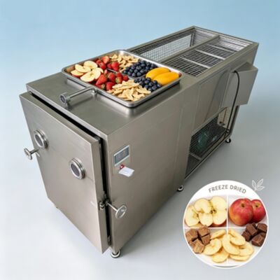 Sistema de control PLC máquina liofilizadora de vacío diseñada para alcanzar un nivel de vacío inferior a 13Pa para procesos de liofilización