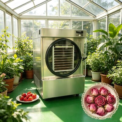220V 1PH 50 60HZ Máquina secadora de congelación casera 3600W Preserva eficientemente frutas, verduras y comidas para una vida útil prolongada