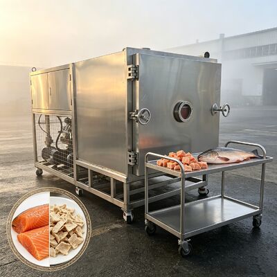13 capas o personalización secador de vegetales congelador tamaño de bandeja grande 1280 600 30 mm tiempo de secado por congelación de 18 a 22 horas lote adecuado para uso industrial