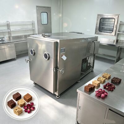 Tamaño de la cámara 1800 1700 1300 mm Seca congelada de verduras con material de bandeja de acero inoxidable 304 y capacidad de lote de 100 kg para uso comercial
