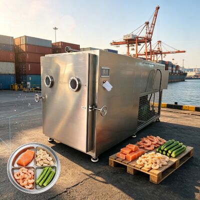 Liofilizador de verduras de 13 capas que incorpora una bomba de vacío de paletas rotativas de dos etapas perfecta para el almacenamiento de verduras a largo plazo